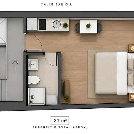 Vibuhomes Buhardilla Con Encanto En Casco Antiguo Con Aire Acondicionado Burgos